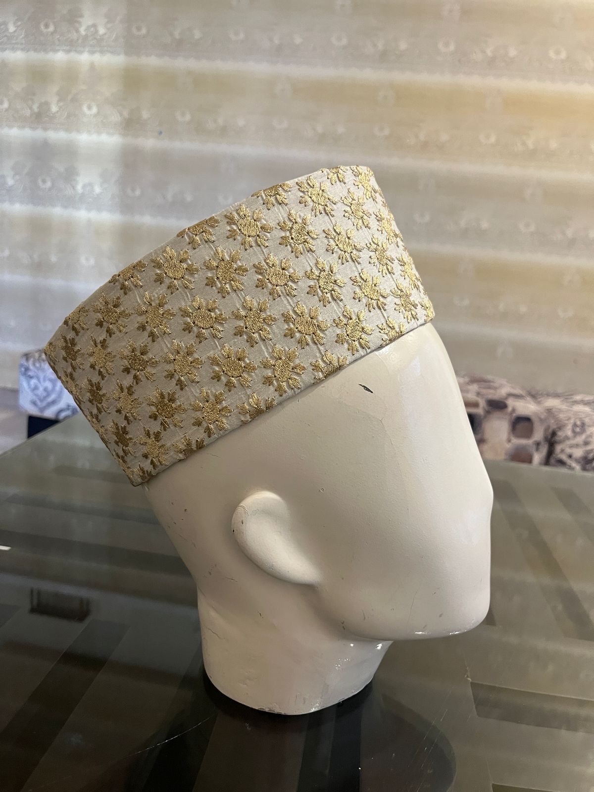 African Kente Kufi Hat, Kofi Hat, Ankara Cap, African Men Hat, Choir, History Month Men Accessory