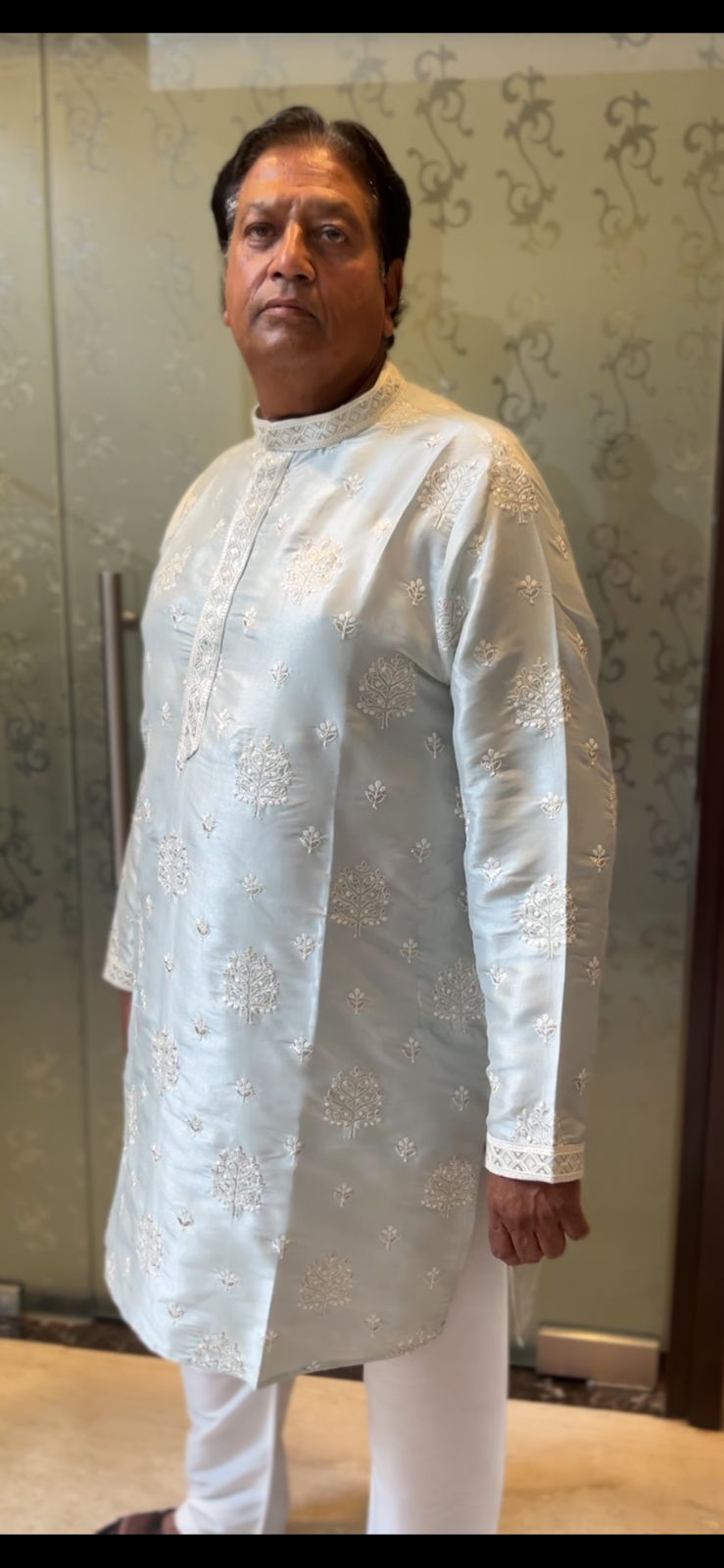 Handwork Mens Kurta & Pants Set | Festive Outfit for men | Groom or Groomsmen outfit
