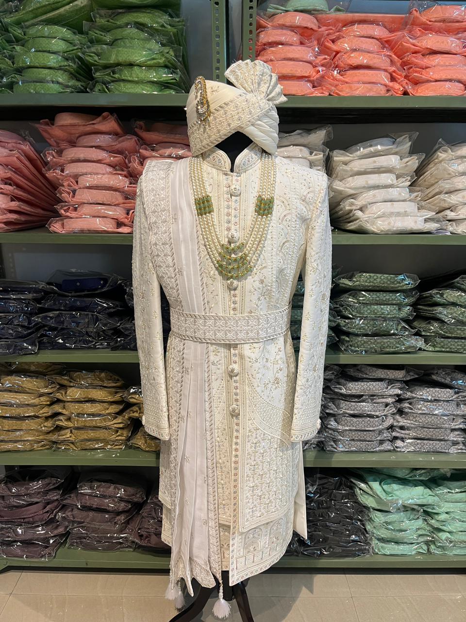 Men's wedding Sherwani Set | groom outfit | indian pakistani wedding dress for men