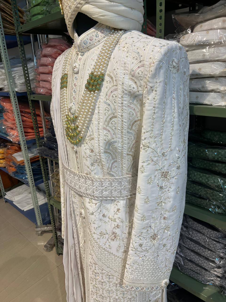 Men's wedding Sherwani Set | groom outfit | indian pakistani wedding dress for men