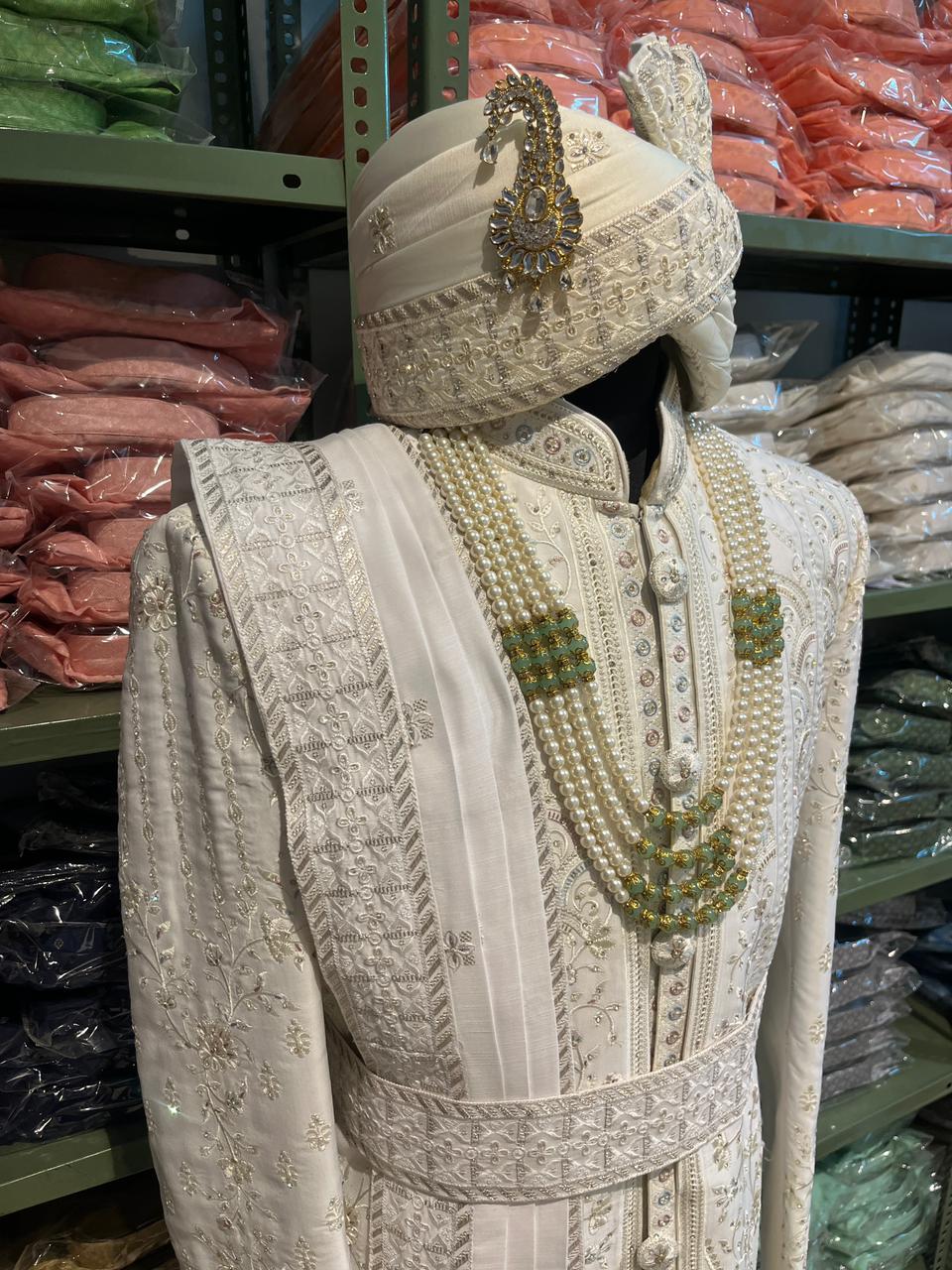 Men's wedding Sherwani Set | groom outfit | indian pakistani wedding dress for men