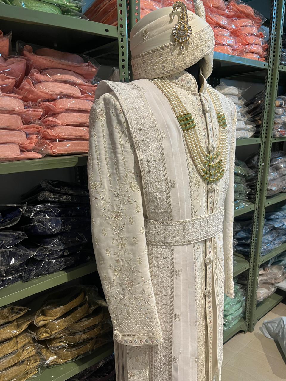 Men's wedding Sherwani Set | groom outfit | indian pakistani wedding dress for men