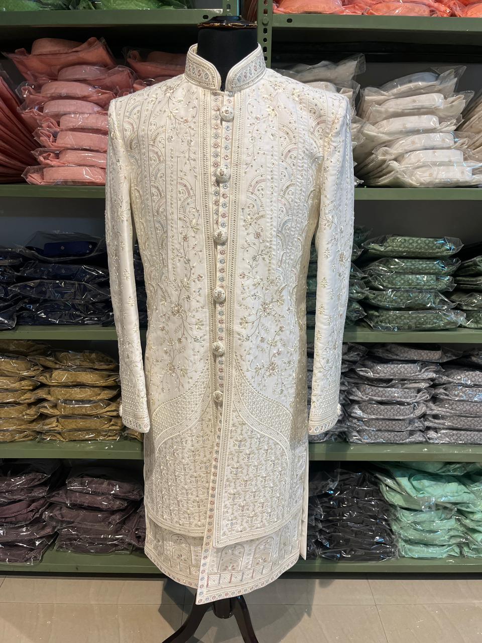 Men's wedding Sherwani Set | groom outfit | indian pakistani wedding dress for men