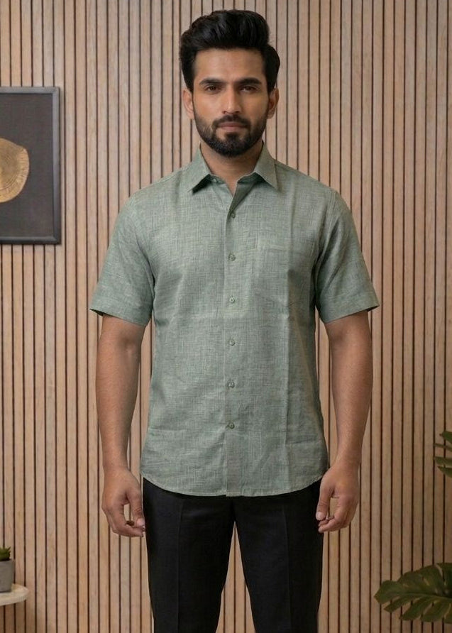Linen shirts for men |  summer wedding dailywear shirts for men | office wear shirts | Half-Sleeve shirt for men