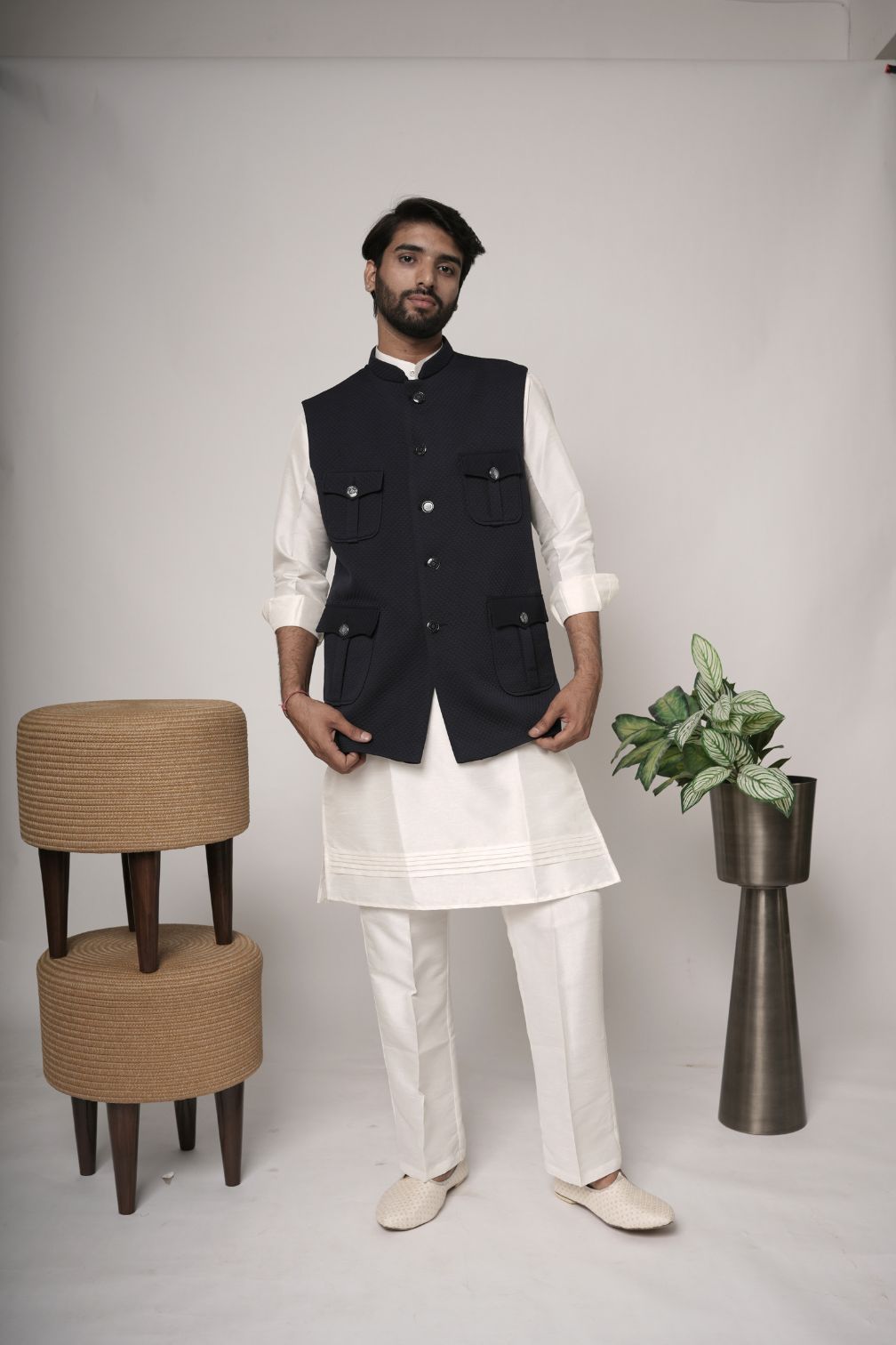 Hunter jacket for men | Nehru Jacket For Men's wedding or festive wear