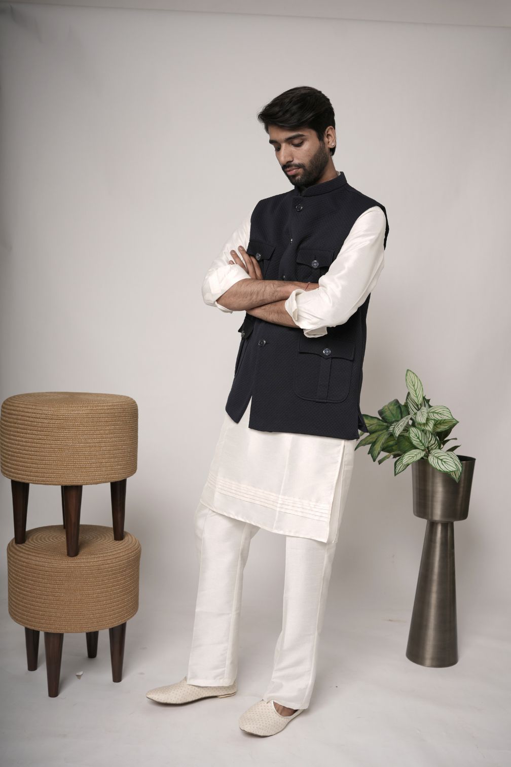Hunter jacket for men | Nehru Jacket For Men's wedding or festive wear