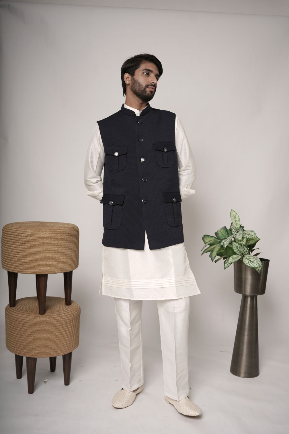 Hunter jacket for men | Nehru Jacket For Men's wedding or festive wear