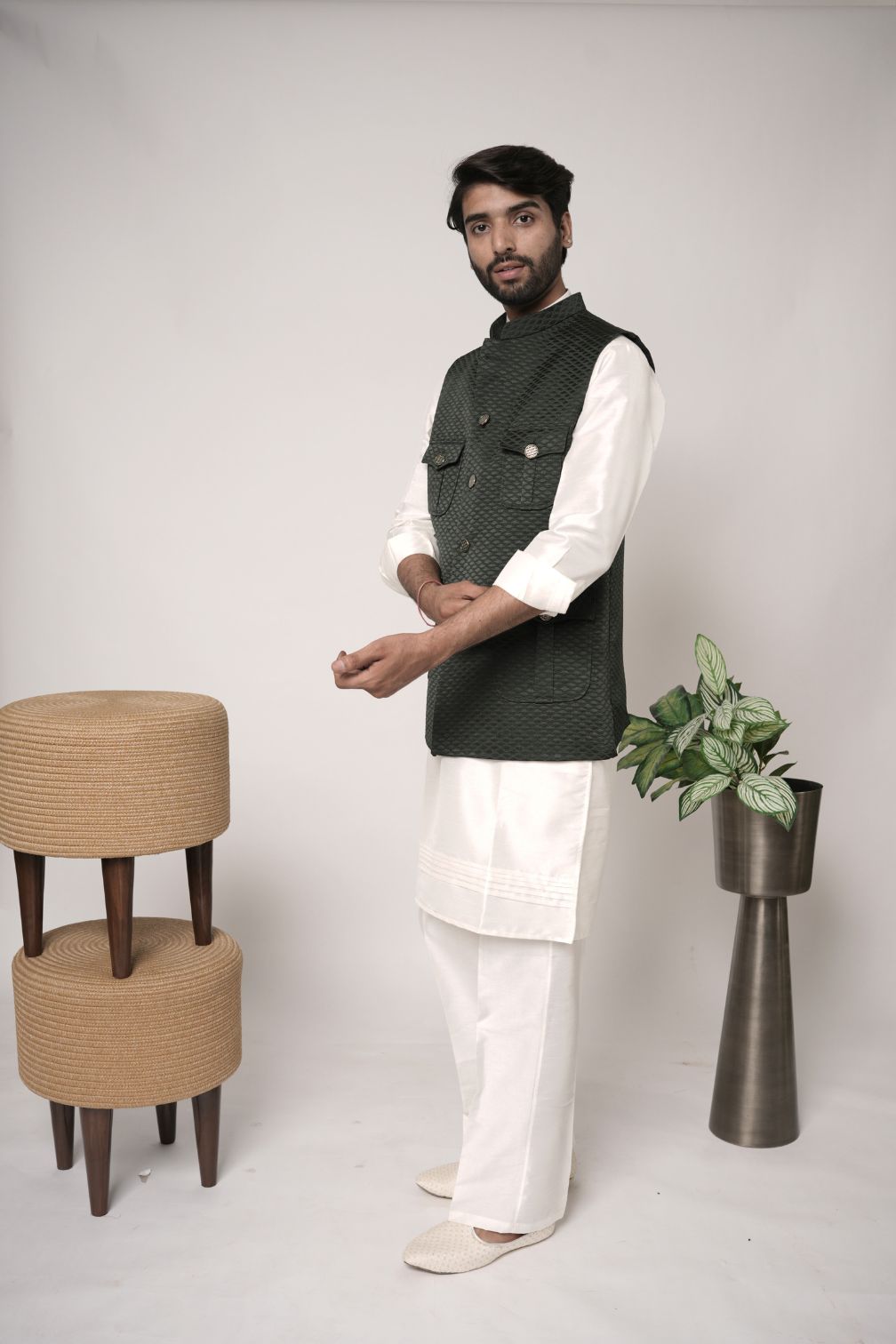 Hunter jacket for men | Nehru Jacket For Men's wedding or festive wear
