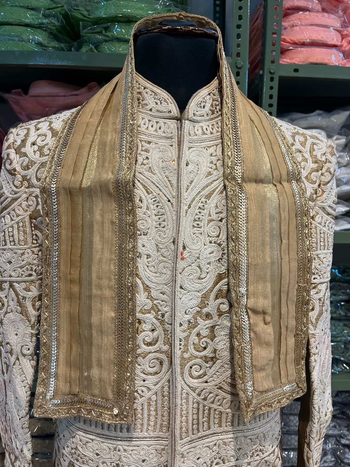 Golden Handwork Stole