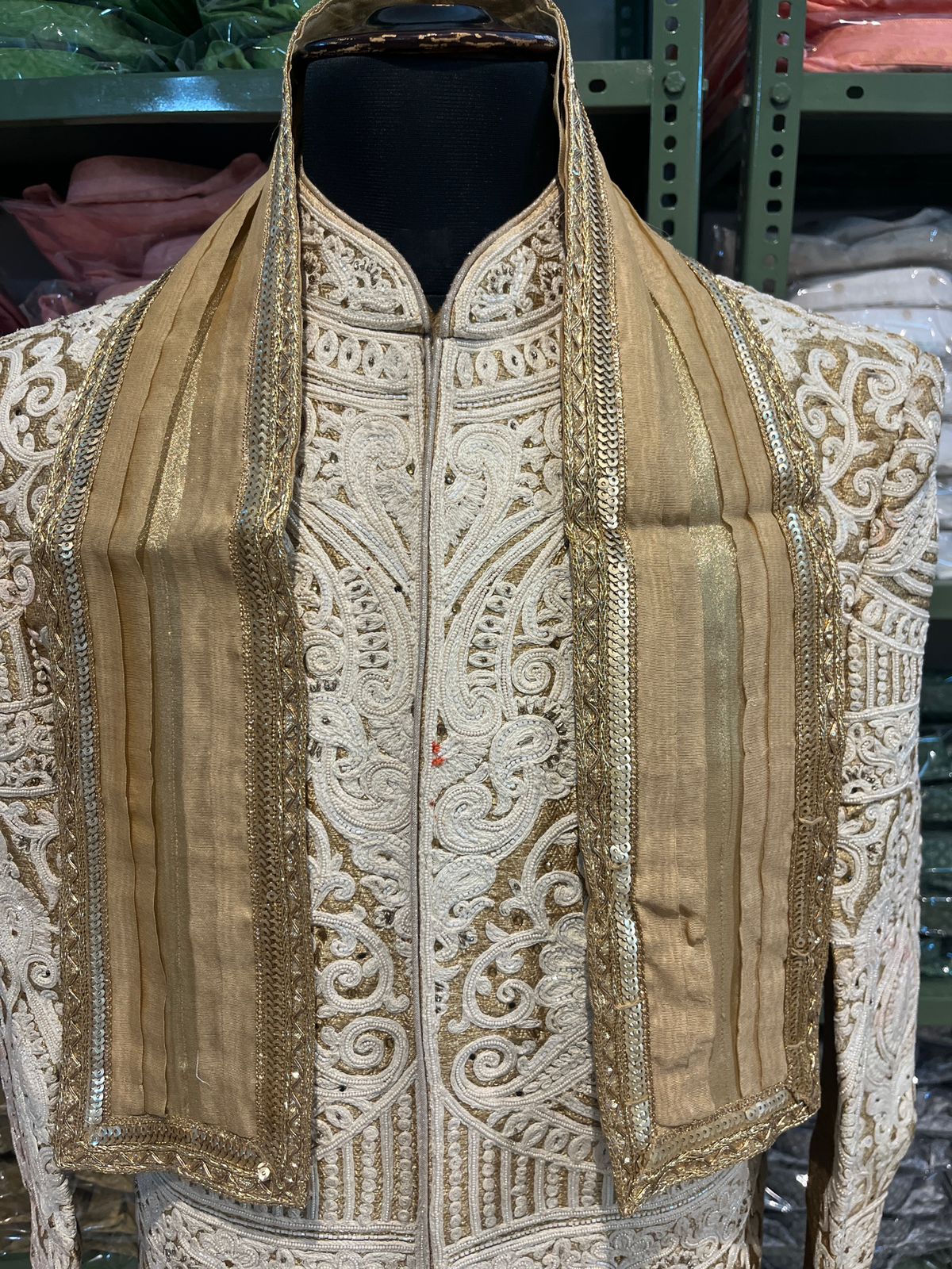 Golden Handwork Stole