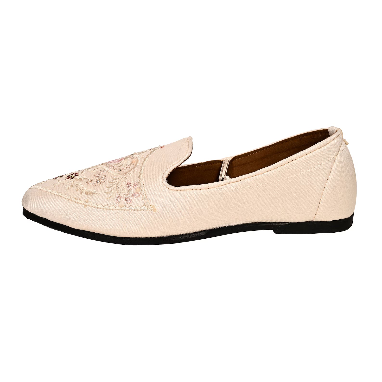 Mens Golden Handwork Ethnic Jutties Loafer  And Mojari For Wedding Party Occasion Fashion Outdoor Indoor Lightweight Shoes