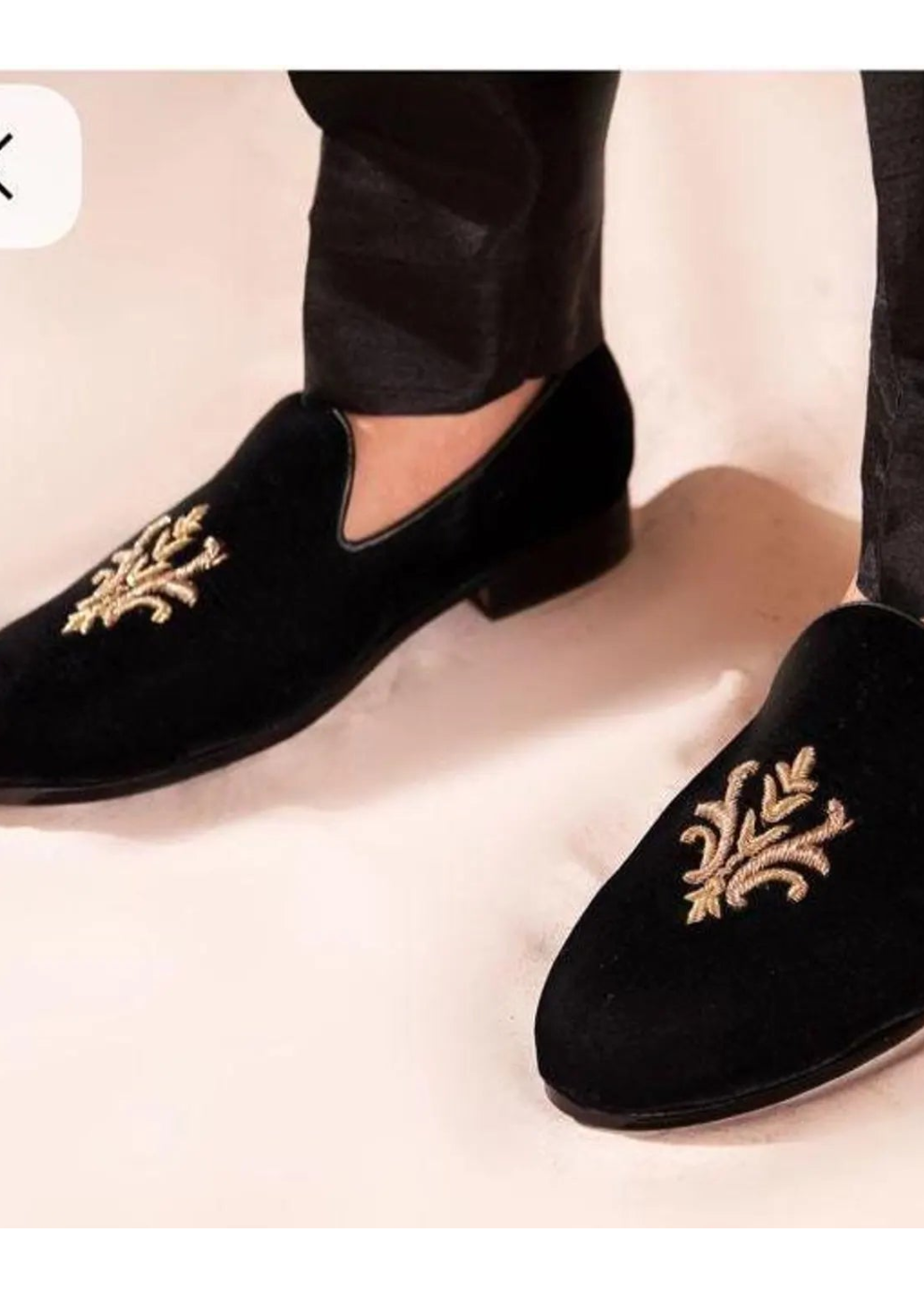 Punjabi Jutti For Men's Gold Traditional Handmade Wedding Bridal Shoes Ethnic Mojari Flat Khussa Jooti | Mojari Stylish Juttis | Silk Weaving Brocade