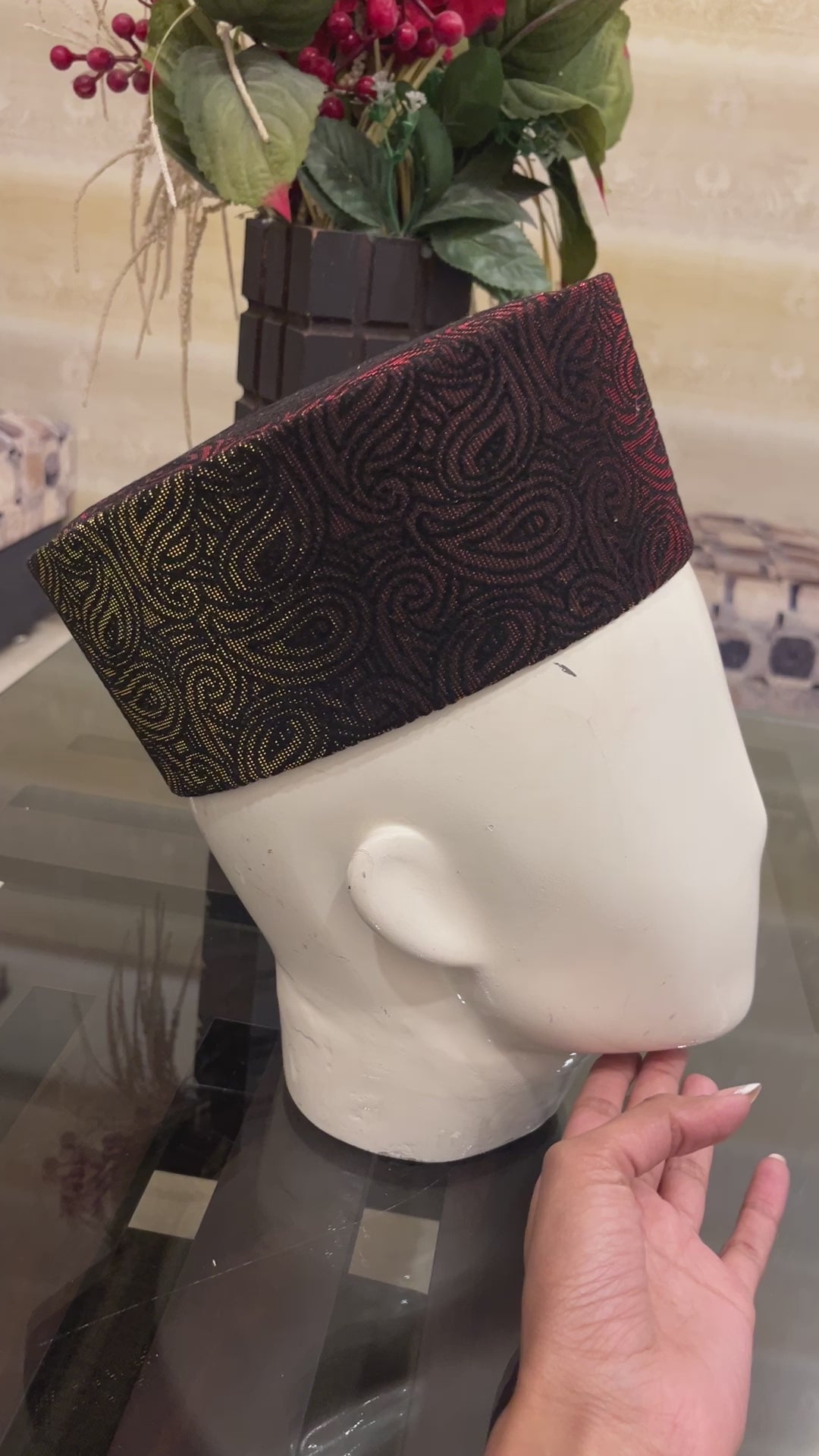 African Kente Kufi Hat, Kofi Hat, Ankara Cap, African Men Hat, Choir, White History Month Men Accessory