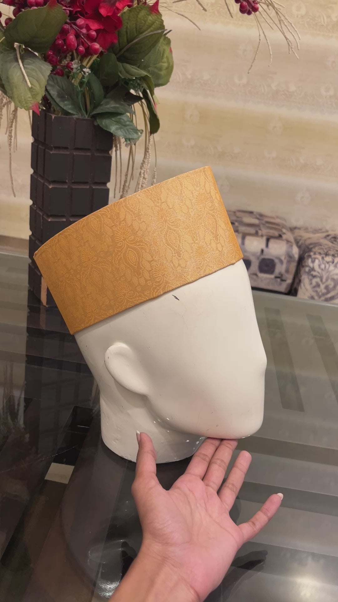 African Kente Kufi Hat, puja hat , Kofi Hat, Ankara Cap, African Men Hat, Choir, Black History Month Men Accessory