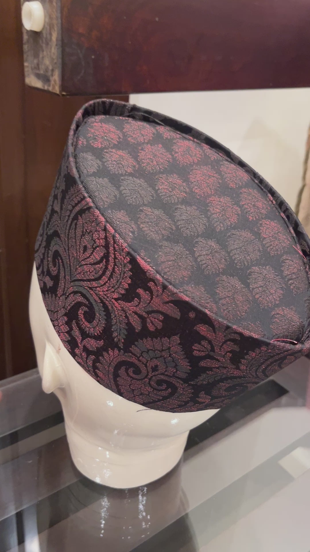 African Kente Kufi Hat, puja hat , Kofi Hat, Ankara Cap, African Men Hat, Choir, Black History Month Men Accessory