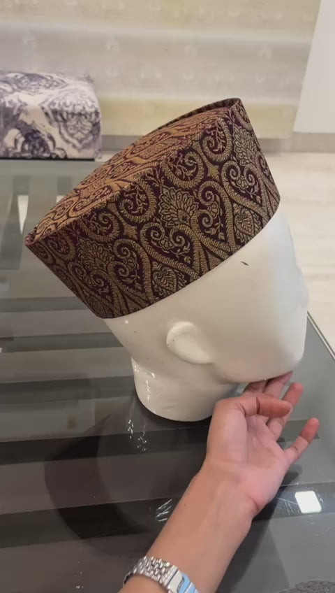 African Kente Kufi Hat, Kofi Hat, Ankara Cap, African Men Hat, Choir, History Month Men Accessory