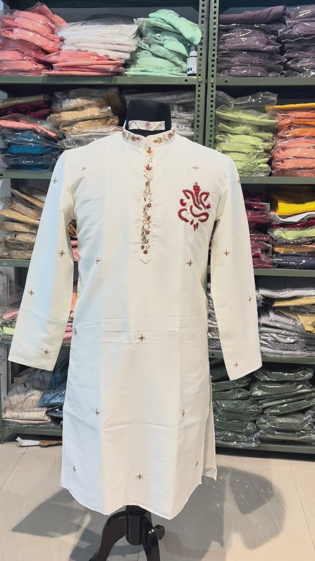 Silk Handwork Mens Kurta & Pants Set | Festive Outfit for men | Wedding wear for men | kurta for groom or groomsmen