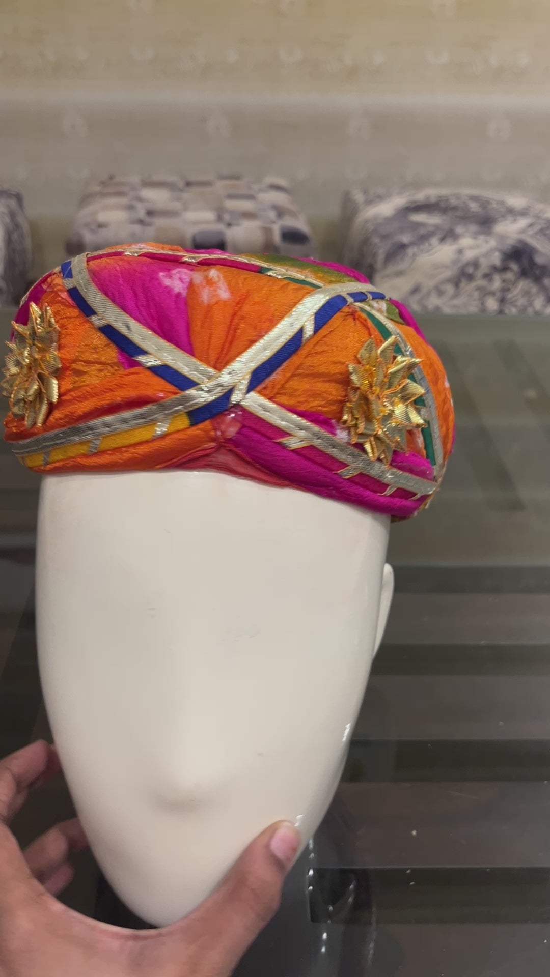Traditional Colourful  Safa/ Turban/ Pheta/pagri   Pheta free size